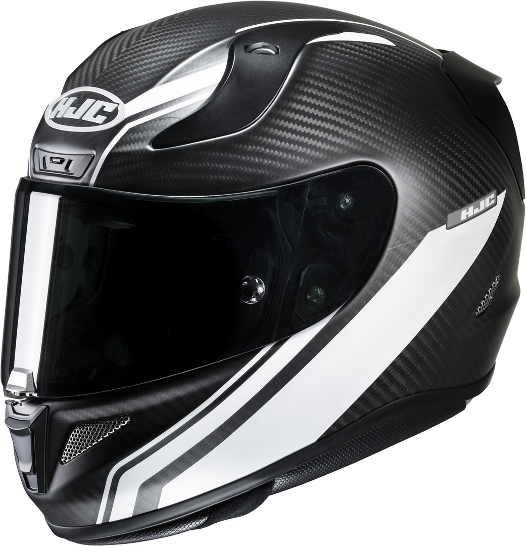 HJC RPHA 11 Litt Carbon Helm, zwart-wit, afmeting M