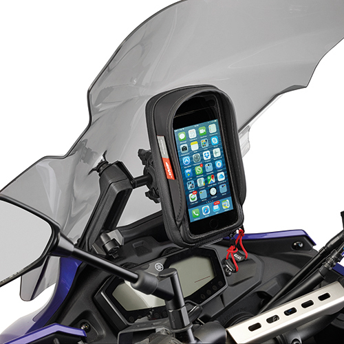 Staffa GIVI per montaggio su parabrezza per sistema di navigazione per Yamaha Tracer 9 (21)