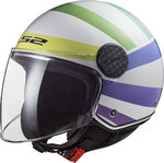LS2 OF558 Sphere Lux Swirl Jet hjelm