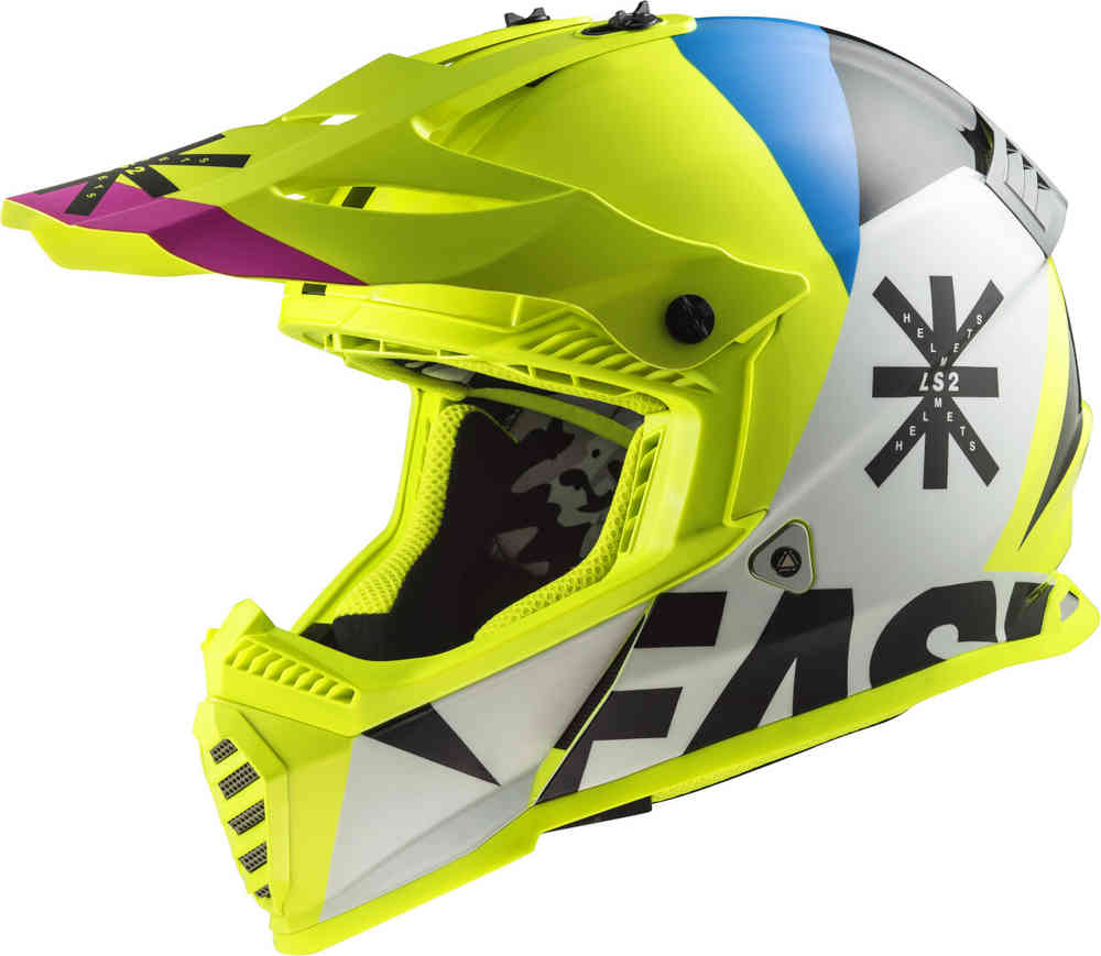 LS2 MX437 Fast Heavy Evo Motocross Helm