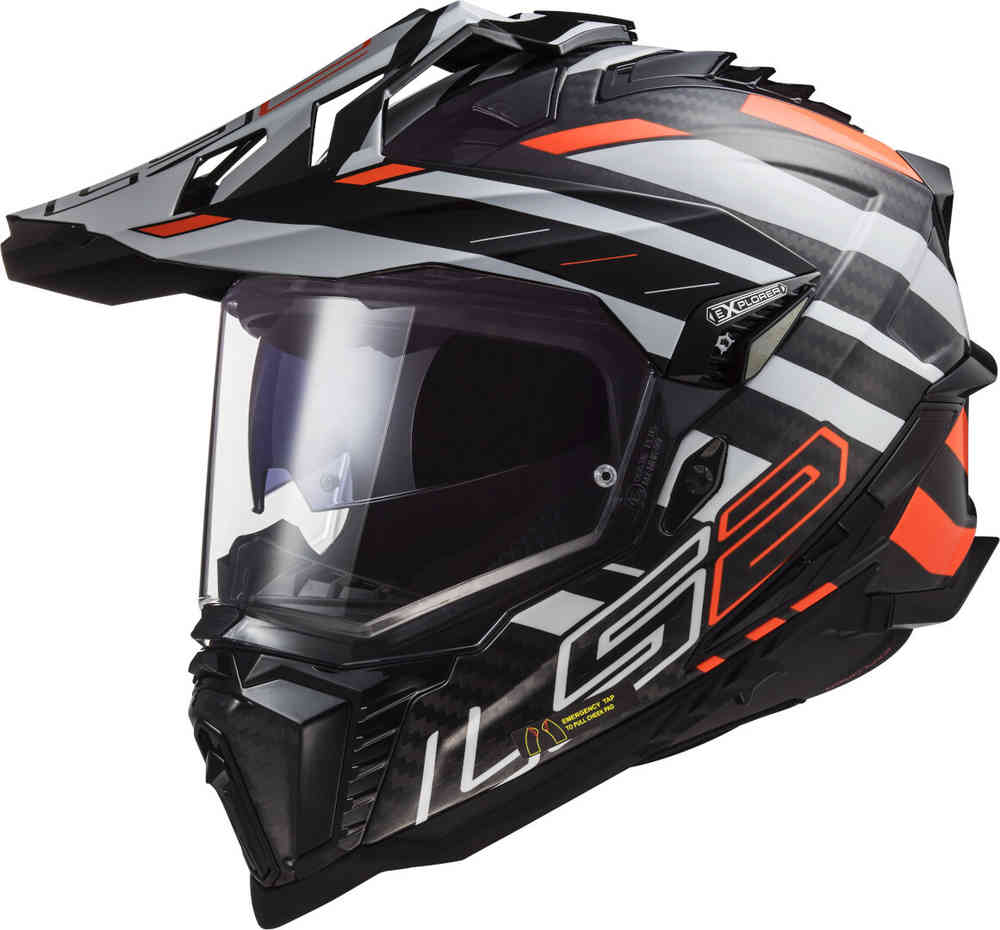 LS2 MX701 Explorer Carbon Edge モトクロスヘルメット - ベスト ...