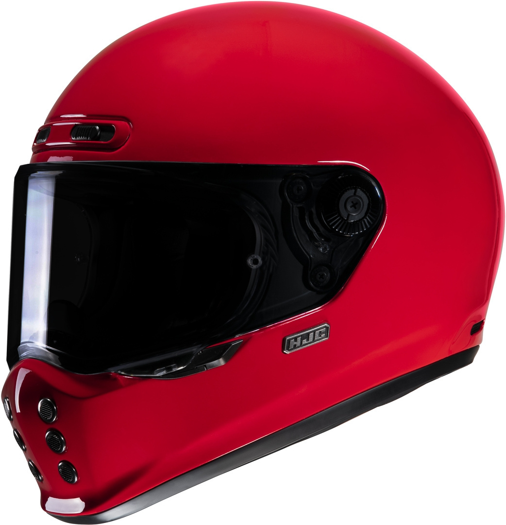 HJC V10 Solid Helm, rot, Größe M