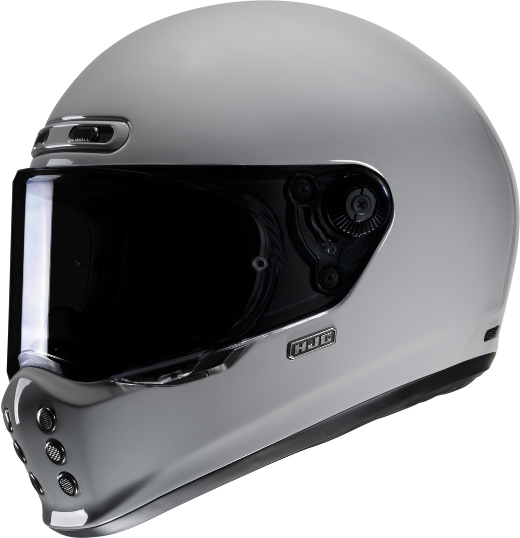 HJC V10 Solid Helm, grau, Größe S