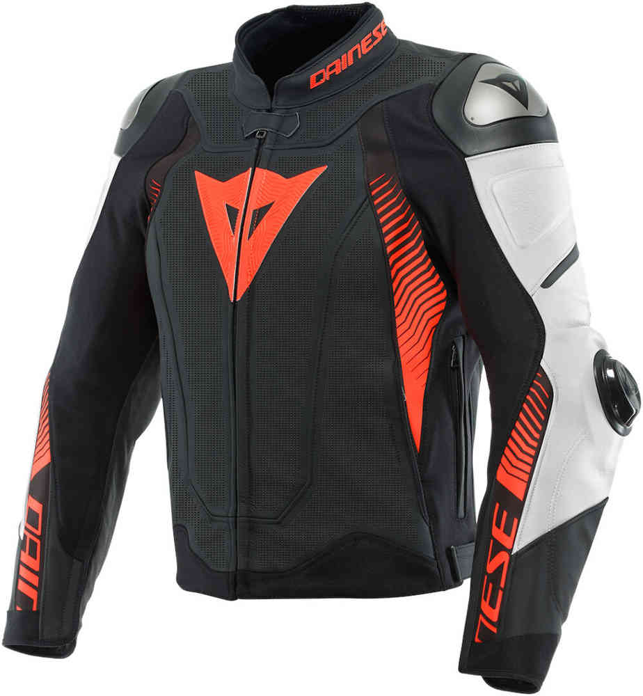 Dainese Super Speed 4 veste en cuir de moto perforée