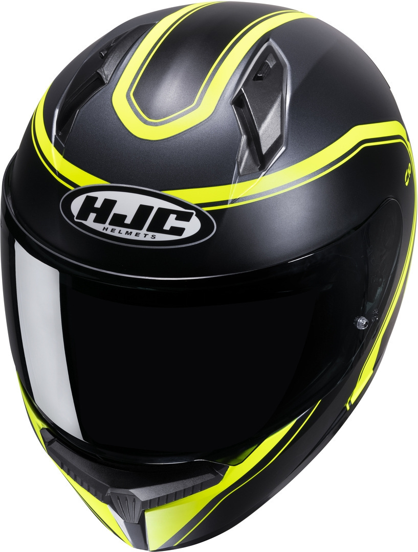 Zdjęcia - Kask motocyklowy HJC C10 Elie Hełm, czarny-żółty, Rozmiar S 