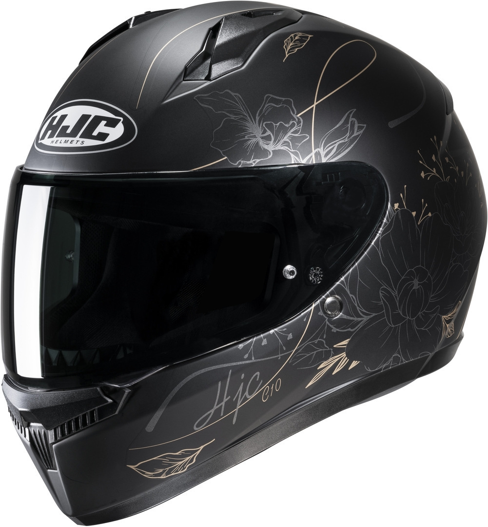 Zdjęcia - Kask motocyklowy HJC C10 Epik Kask damski, czarny-złoty, Rozmiar M 