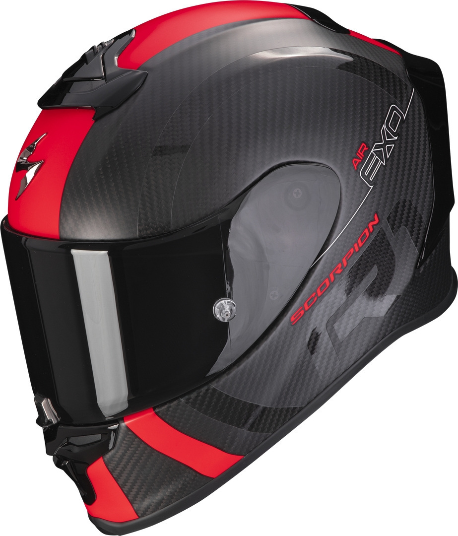 Scorpion EXO-R1 Evo Air MG Carbon Helm, schwarz-rot, Größe M