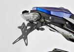 PROTECH车牌支架套件，包括反射器和板灯不锈钢/粉末涂层铝黑