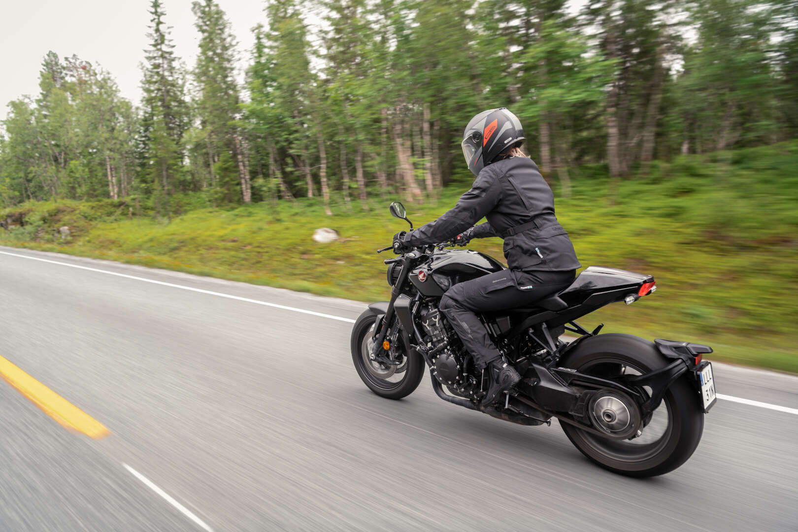 Zdjęcia - Odzież motocyklowa Halvarssons Gruven wodoodporna damska kurtka tekstylna motocyklowa, czarny