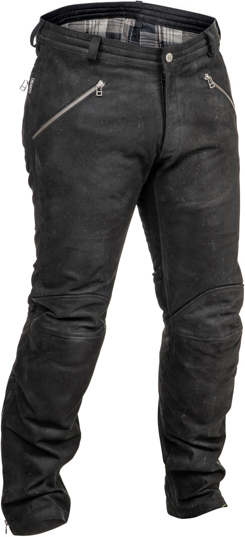 Image of Halvarssons Sandtorp Pantaloni in pelle da moto, nero, dimensione 48