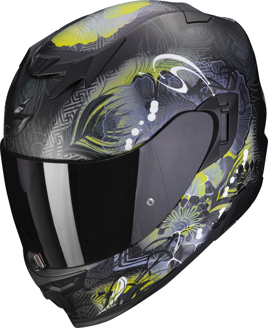 Scorpion EXO-520 Evo Air Melrose Damen Helm, schwarz-gelb, Größe M