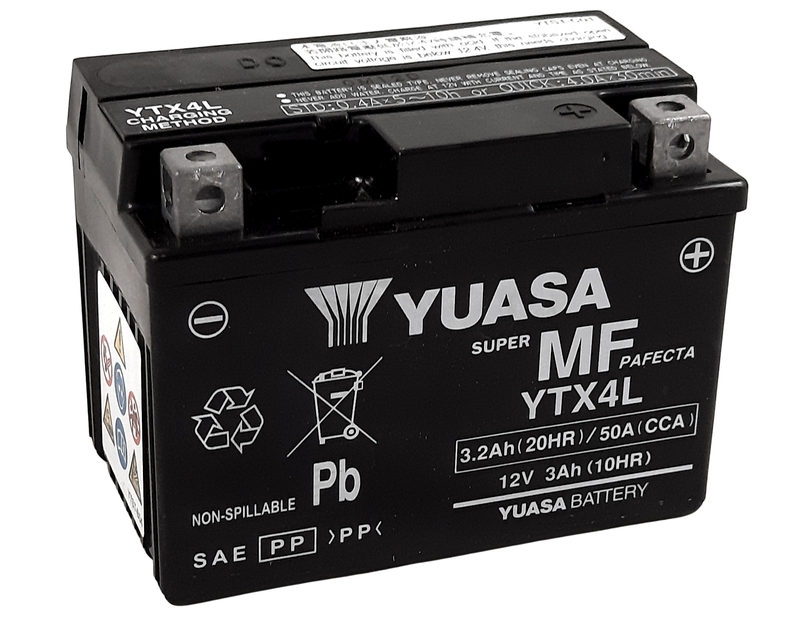 YUASA YTX4L W/C Batterie sans entretien