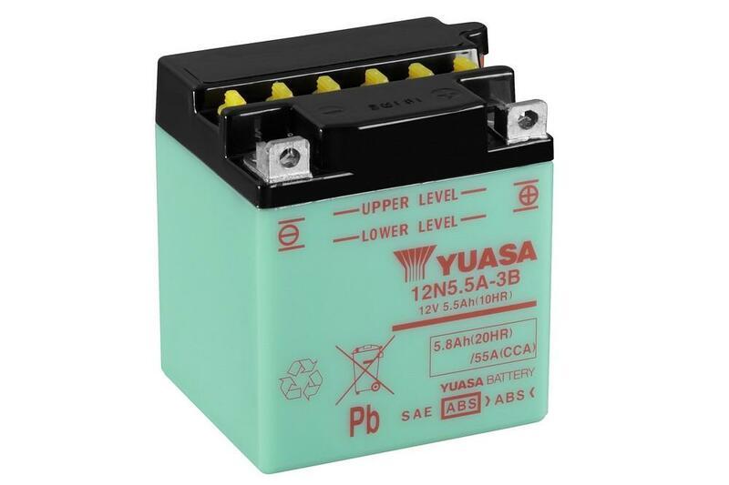 YUASA YUASA Konwencjonalna bateria YUASA bez pakietu kwasowego - 12N5.5A-3B Bateria bez opakowania kwasów