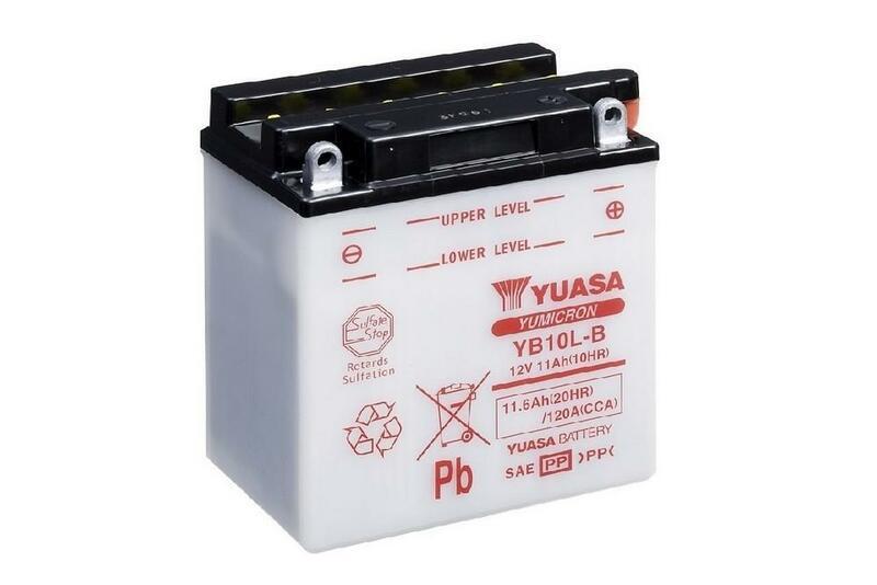 YUASA YUASA Batteria YUASA convenzionale senza acid Pack - YB10L-B Batteria senza pacco acido