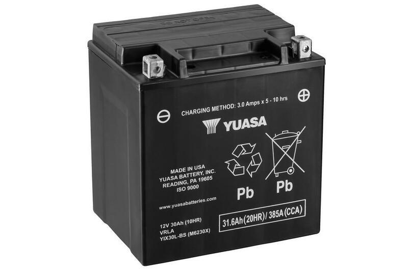 YUASA YUASA konventionellt YUASA-batteri med syrapaket - YIX30L Underhållsfritt AGM högpresterande batteri
