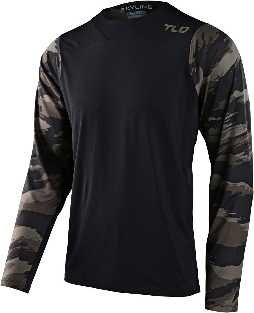 Troy Lee Designs Skyline Chill Hide Out Longsleeve cykeltröja, svart, storlek XL