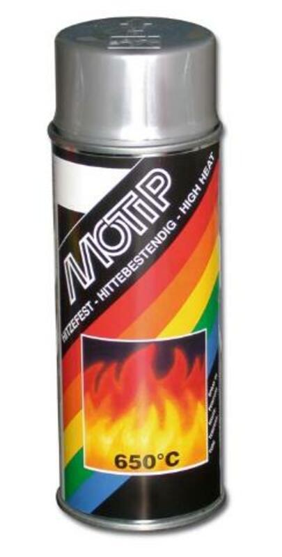 MOTIP-DUPLI Farba wysokotemperaturowa MOTIP Silver - Spray 400 ml