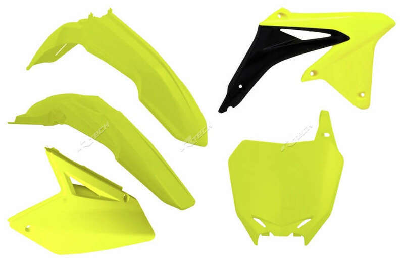 Race Tech Suzuki RM-Z450 fluorescerende gele plastic kit