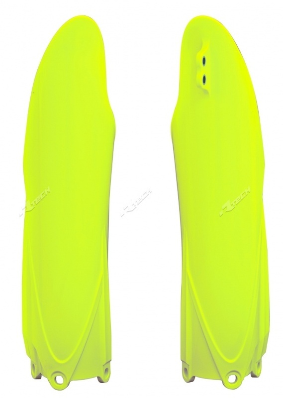 Race Tech Protectores de horquilla - amarillo fluorescente