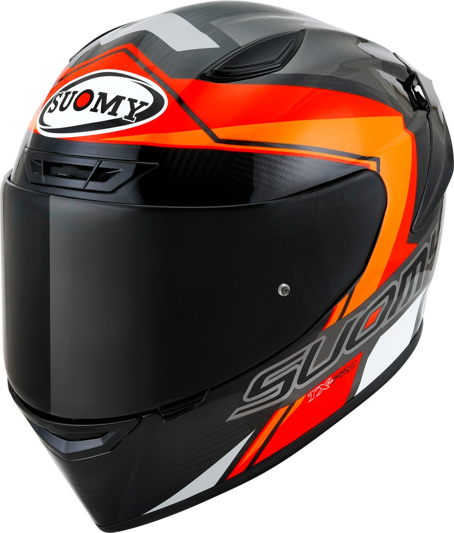 Suomy TX-Pro Glam Helm, schwarz-orange, Größe L