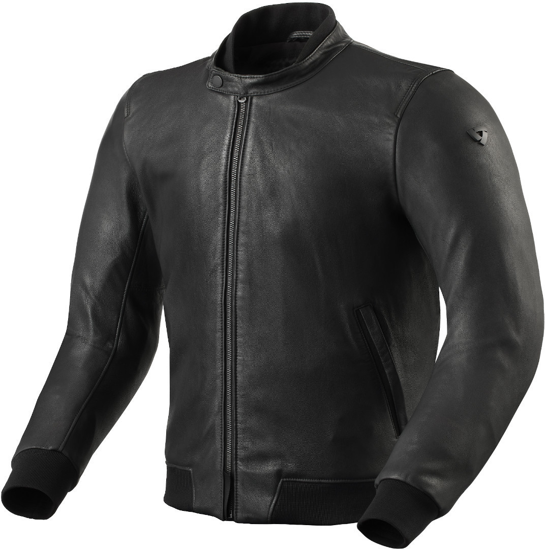 Revit Travon Motorrad Lederjacke, schwarz, Größe 50