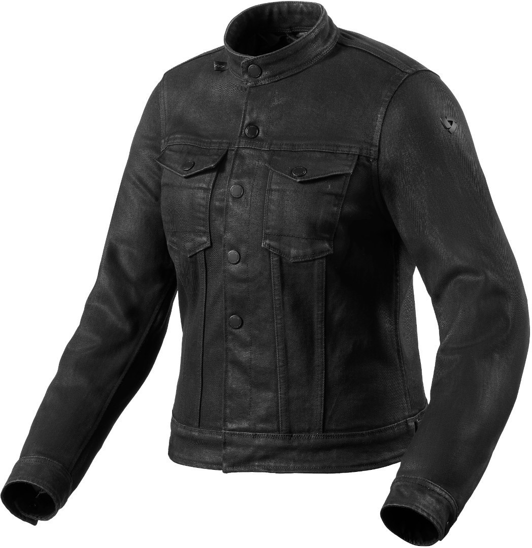 Revit Trucker Damen Motorrad Textiljacke, schwarz, Größe XL