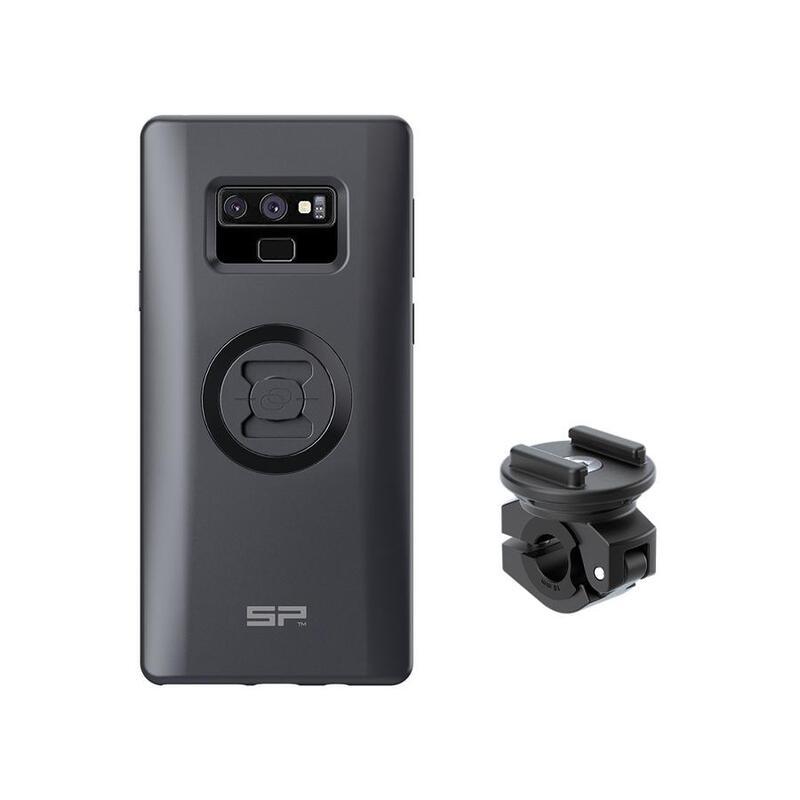 SP Connect Komplett paket Moto Bundle monterat på backspegel - Samsung Note 9