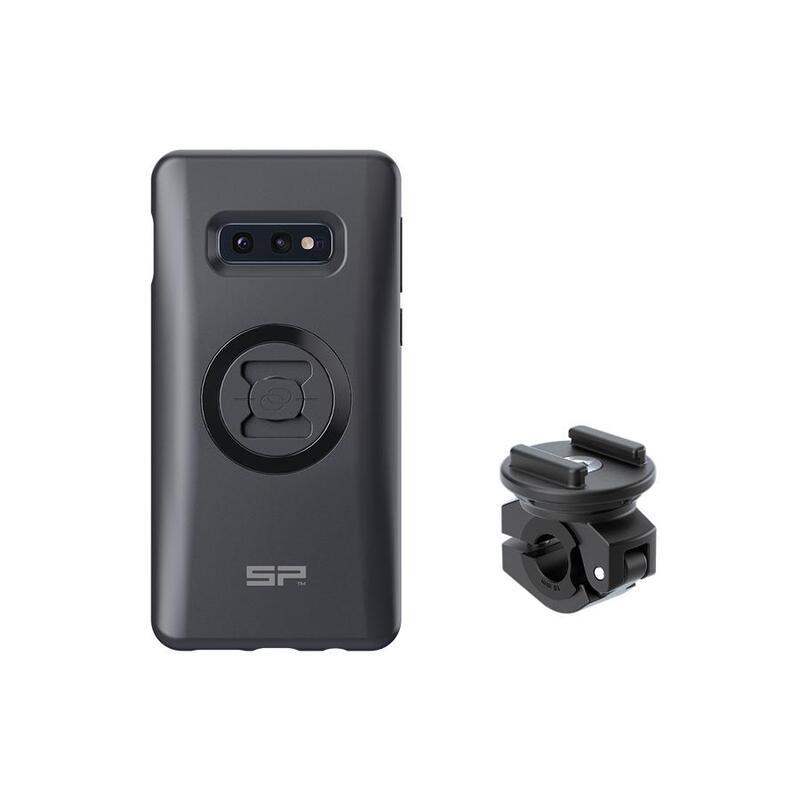 SP Connect Pack Complet Moto Bundle fixé sur rétroviseur - Samsung S10E
