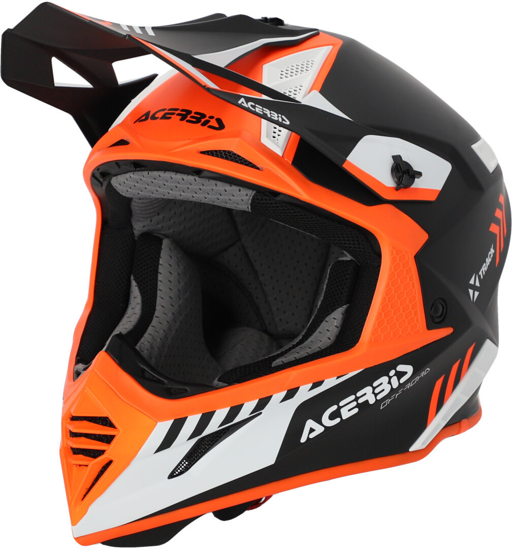 Image of Acerbis X-Track Mips Casco Motocross, nero-arancione, dimensione M