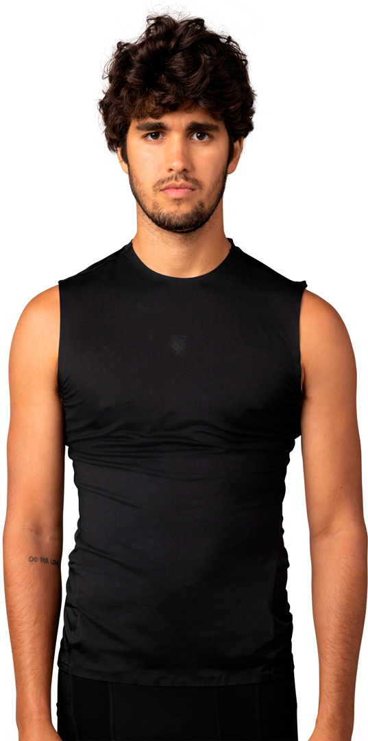 FOX TecBase Baselayer SL Motorcross Functioneel Shirt, zwart, afmeting XL