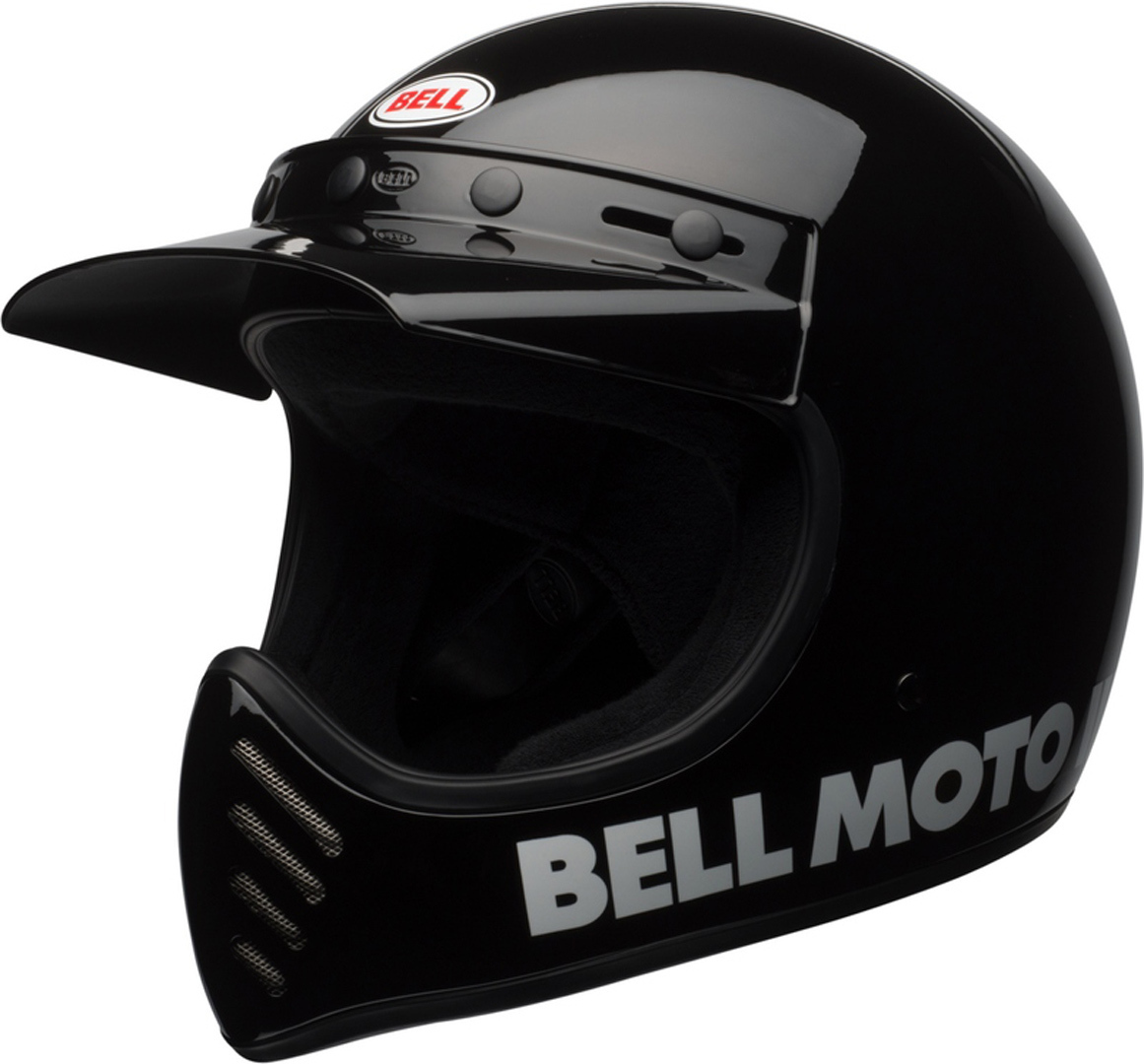Bell Moto-3 Classic Motocross Helm, schwarz, Größe L