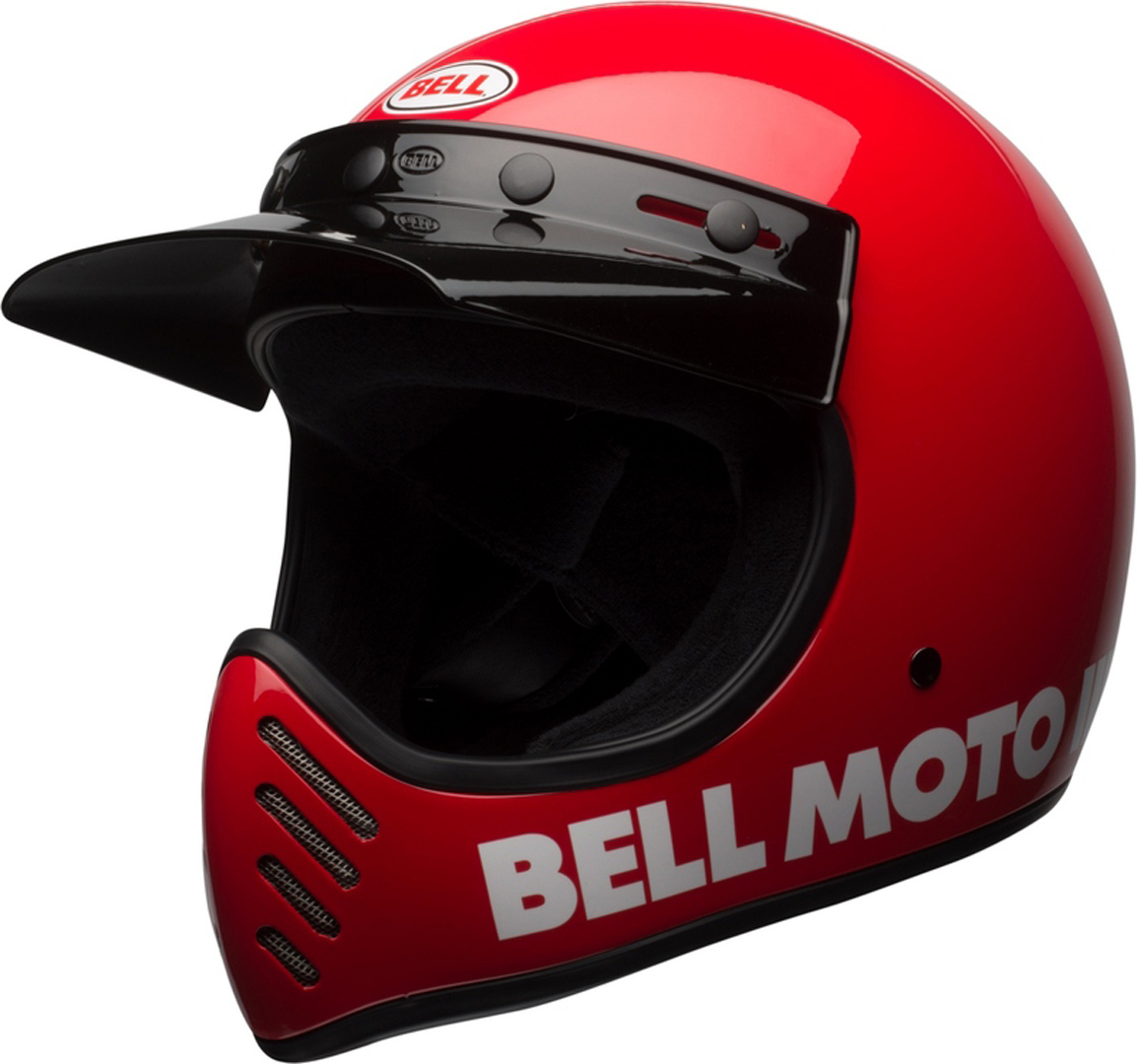 Bell Moto-3 Classic Motocross Helm, rot, Größe L