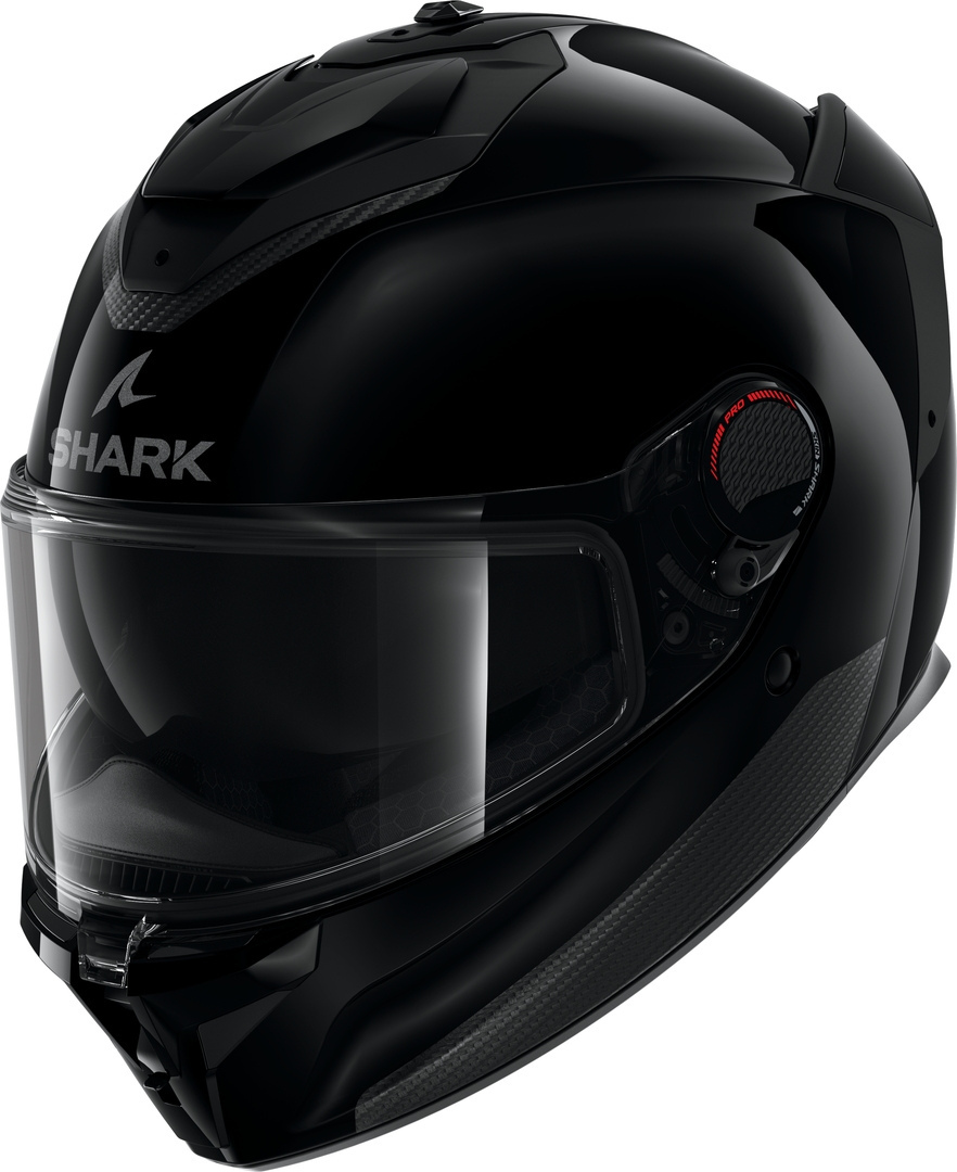 Shark Spartan GT Pro Blank Helm, schwarz, Größe M