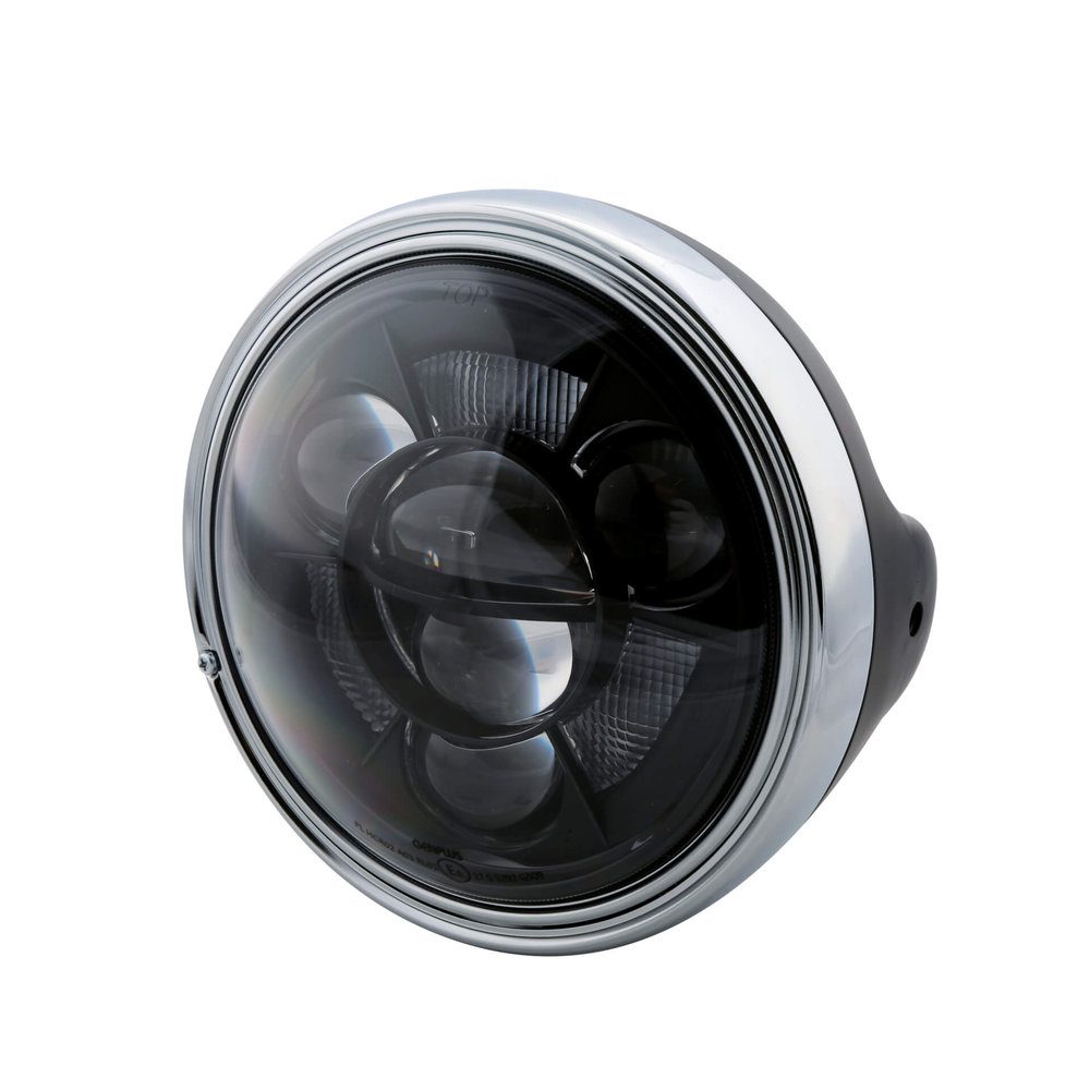 LED Scheinwerfer 7 Zoll black Standlicht,Abblendlicht und Fernlicht