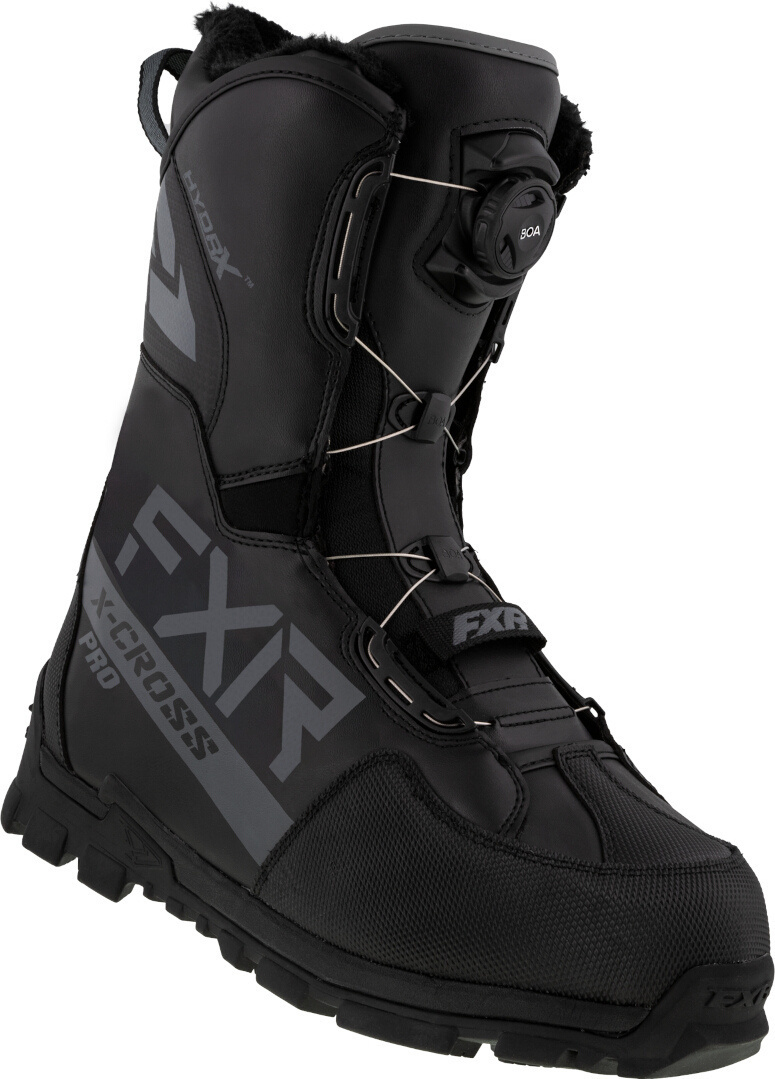 FXR X-Cross Pro BOA Snescooter støvler, sort-grå, størrelse 40