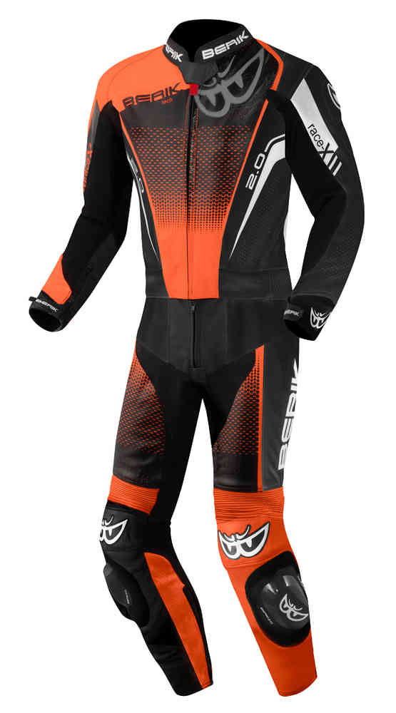 Berik XR-Ace Evo перфорированный мотоциклетный кожаный костюм из 2 частей