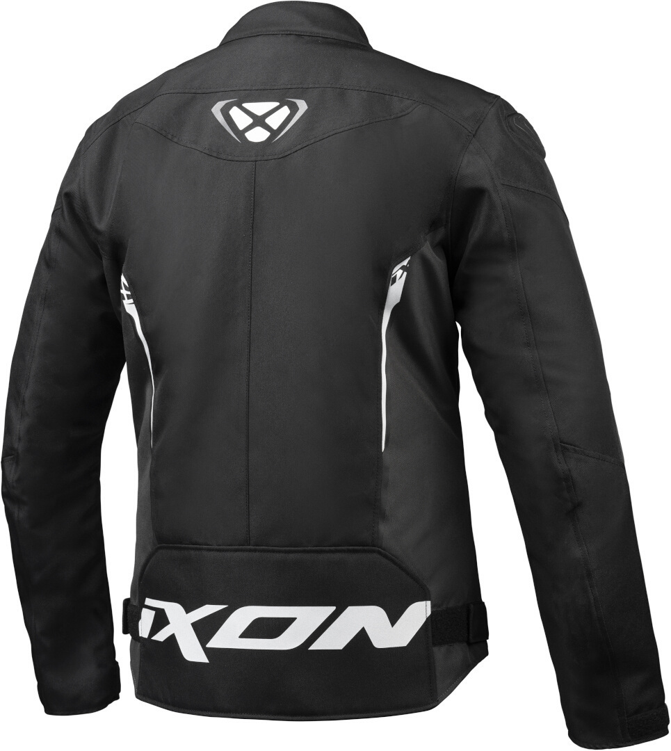 Photos - Motorcycle Clothing IXON Cordolo Motorcycle Textile Jacket, black-white, Size XL for Men 