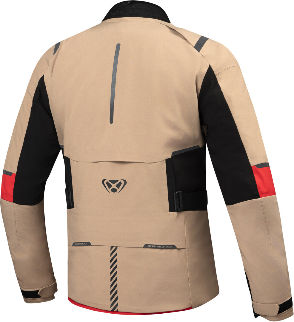 Photos - Motorcycle Clothing IXON M-Skeid Motorcycle Textile Jacket, black-beige, Size S for Men 