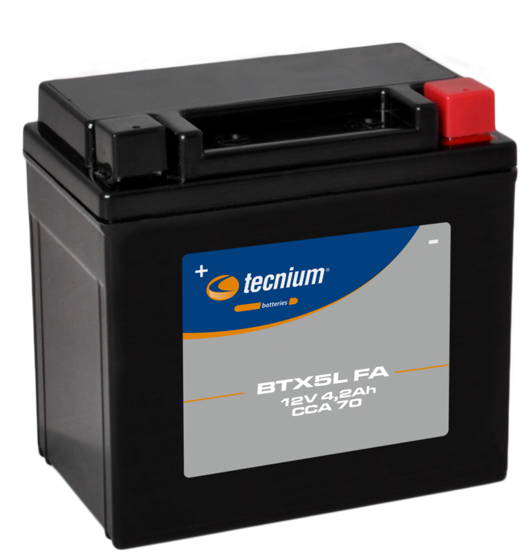 TECNIUM Batterie sans entretien activé usine - BTX5L