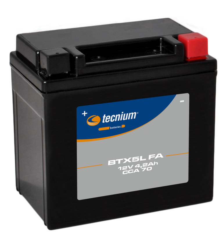 TECNIUM Batterie sans entretien activé usine - BTX5L