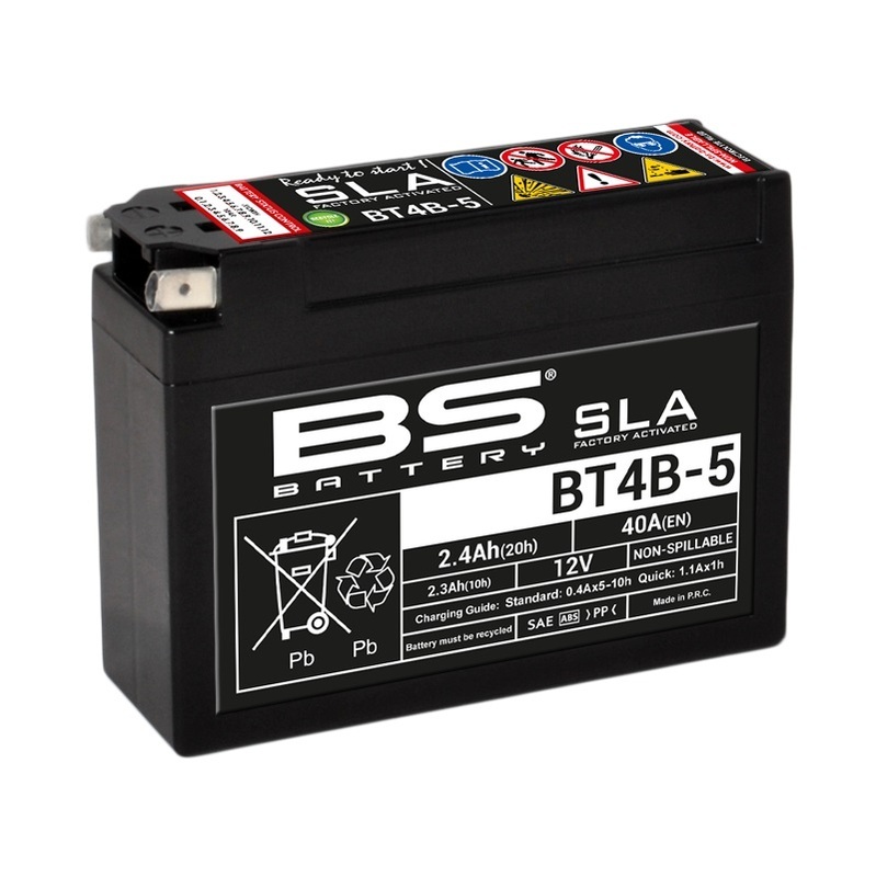 BS Battery Batterie SLA sans entretien activé usine - BT4B-5
