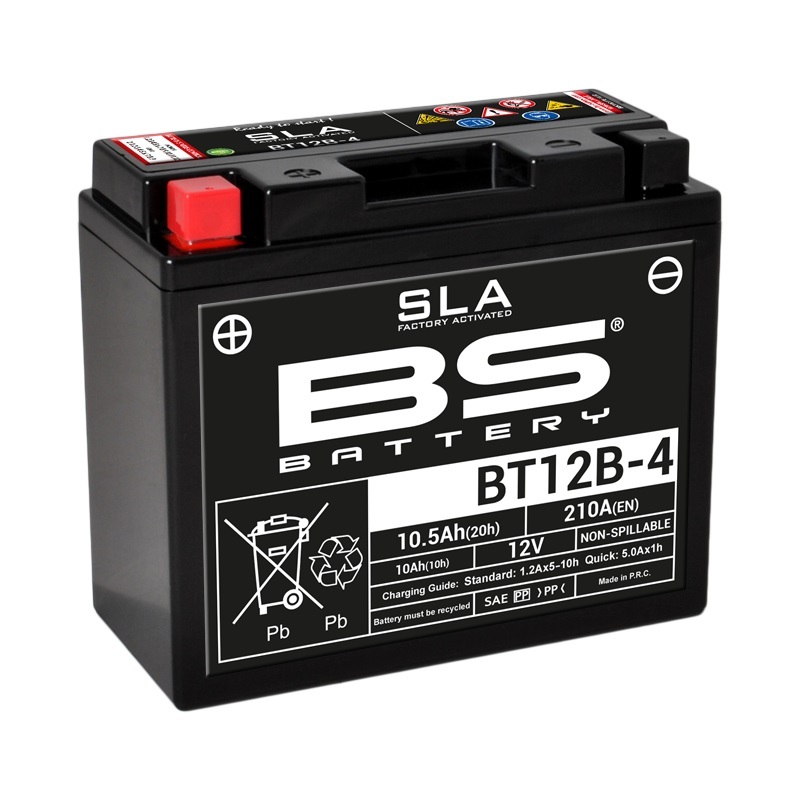 BS Battery Werkseitig aktivierte wartungsfreie SLA-Batterie - BT12B-4