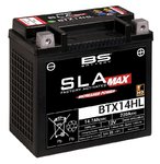 BS Battery Bateria Max SLA Limpa Ativa de Fábrica - BTX14HL
