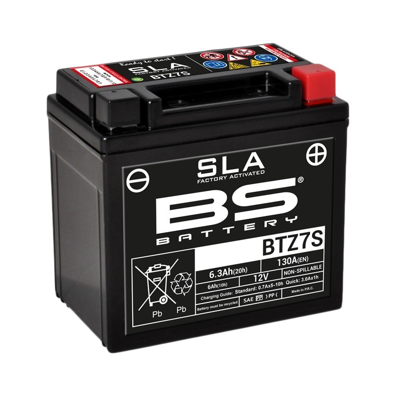 BS Battery Batterie SLA sans entretien activé usine - BTZ7S
