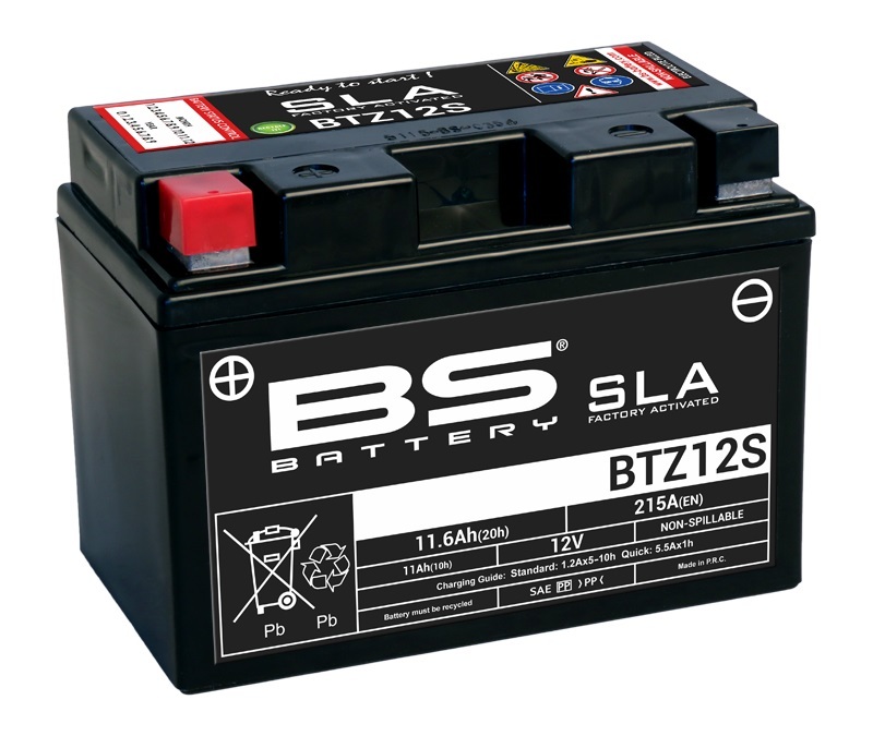 BS Battery Werkseitig aktivierte wartungsfreie SLA-Batterie - BTZ12S