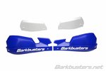 Barkbusters ブルー VPS MX ハンドガード シェル / ホワイト デフレクター