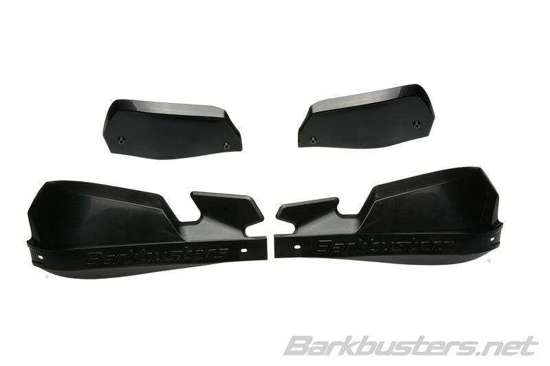 Barkbusters Coques de protège-mains VPS MX Black on Black/déflecteur noir