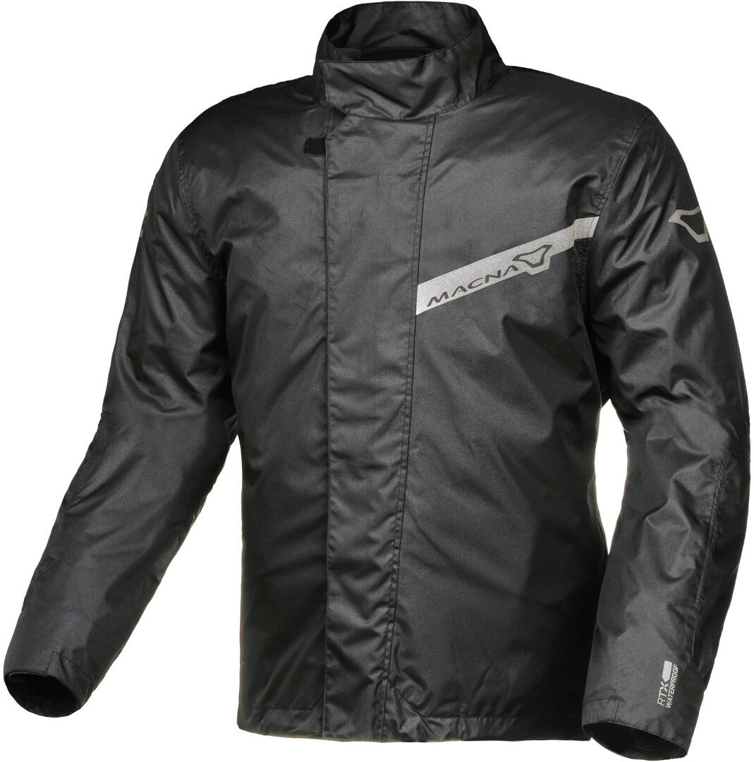 Macna Spray Motorrad Regenjacke, schwarz, Größe S