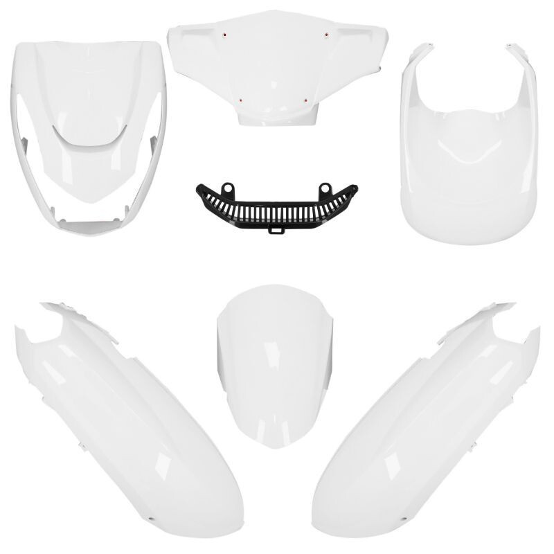 O PARTS Body Kit Gloss White - Peugeot Kisbee (10-) - buy cheap ▷ FC-Moto