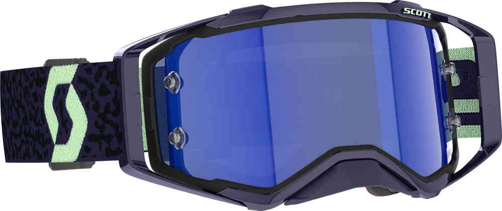Scott Prospect AMP Chrome Černé / zelené motokrosové brýle